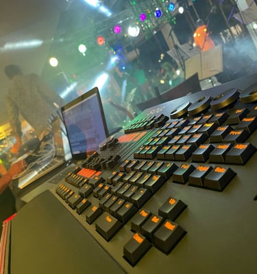 Luz para banda e palco