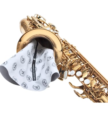 Photo de l'écouvillon de nettoyage du corps des saxophones et des clarinettes