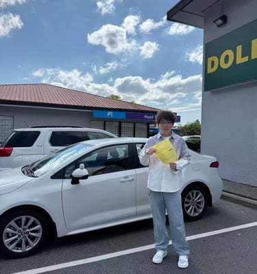 Dylan's Success on ICBC road test