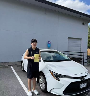 Gavin's Success on ICBC road test