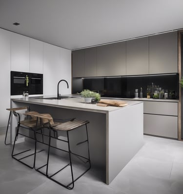 planters with plant near area rug inside room