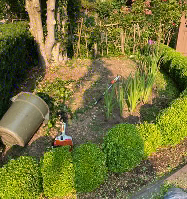 mid way flower bed