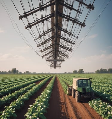 A team of innovators collaborating on agritech solutions.