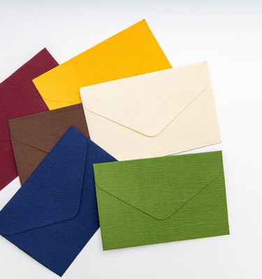 Enveloppes de couleur