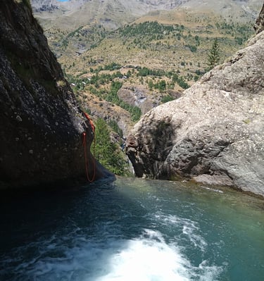Canyon de oules de Freissinières, Dormillouse, Canyon 05 Hautes-Alpes, canyon sportif