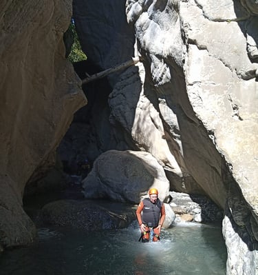 Canyon sportif Serre Ponçon, Hautes Alpes, Fournel, activité aquatique