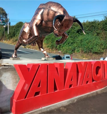 escultura toro yanayacu