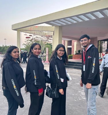 Design Students of NIFT Flaunting Print Zombies