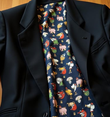 Boutique-style Interlining printing for custom made-to-measure orders