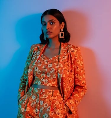 Floral print for Party formals for Women