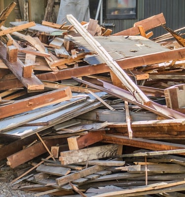 construction debris