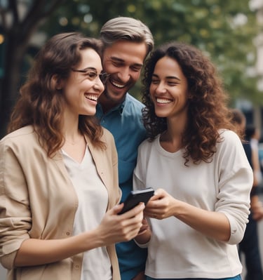 a close up of a person holding a cell phone