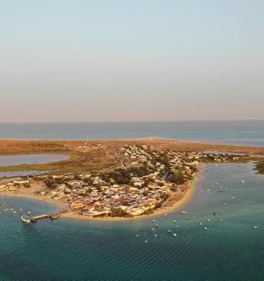 het eiland Armona bij Olhao