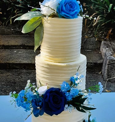 Swan Yacht Club Wedding Cake