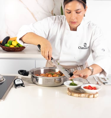 trabjando como modelo de ollas classica