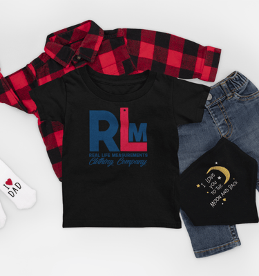 Real Life Measurements baby outfit