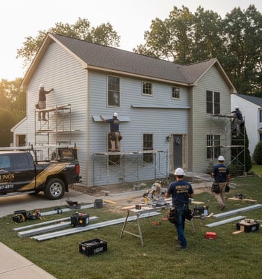 Exterior remodeling in New Castle Delaware by Siblings Construction LLC