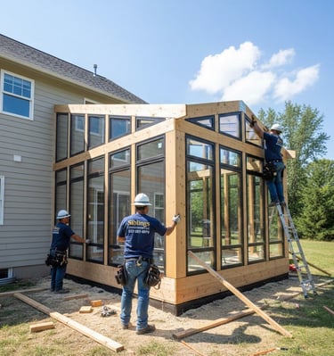 Exterior remodeling in New Castle Delaware by Siblings Construction LLC
