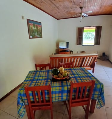 Espace salon avec la télé