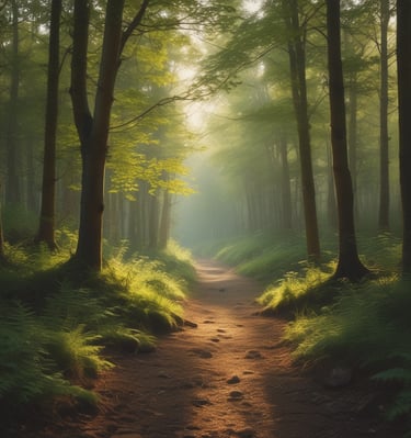 A flat lay of wellness essentials: crystals, dried herbs, and a journal on a light wooden surface.