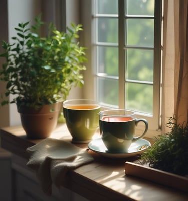An open e-book titled 'Connexion Corps-Esprit' resting on a beige linen cloth.