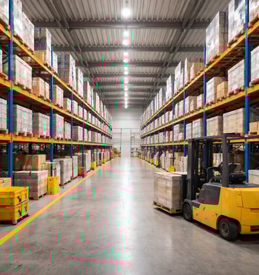 almacen moderno con proteinas vegetales y edulcorantes