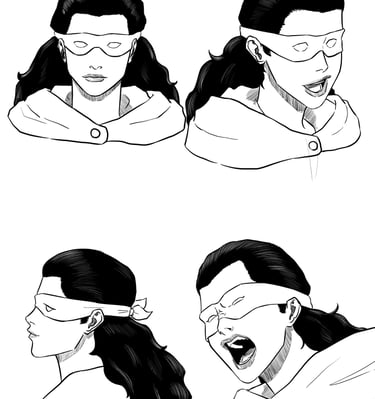 Spider Queen Shannon Kane front face design