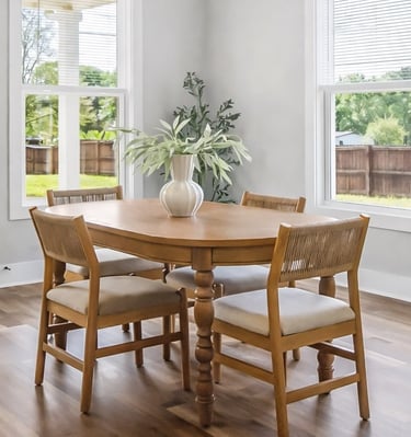 dining room expert staged by staging house