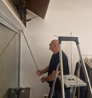 escabo manivelle volet ouvert