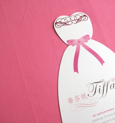 Die Cut Embossed Flyer