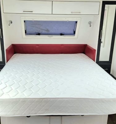 caravan mattress custom made to fit your home away from home