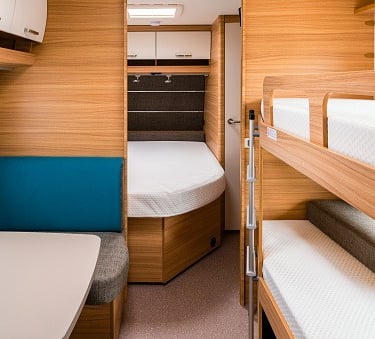 Beds made to fit your caravan and RV. French cut, Island bed or standard size mattress