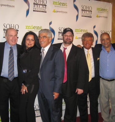 Louis Eloy with Mark Lipsky, Ileana Figliozi, Frank Vincent, John Gallagher and