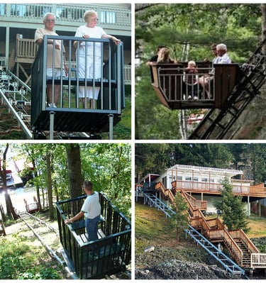 a series of photos of a man on a swing - line