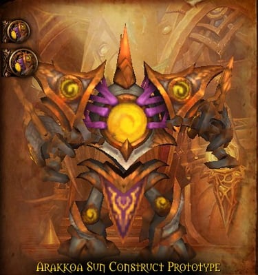 Arakkoa Sun Construct prototype, SKyreach, wow, midnight, wowprimer, midnight mythic season1