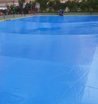 Cubierta piscina