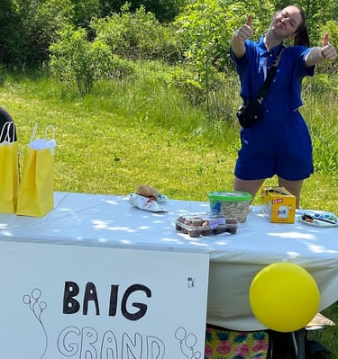 An employee of Baig Security posing in front of the camera