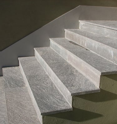 escalera de pórfido