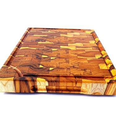 Cutting Board for Kitchen Butcher Block board (Wood, Medium)