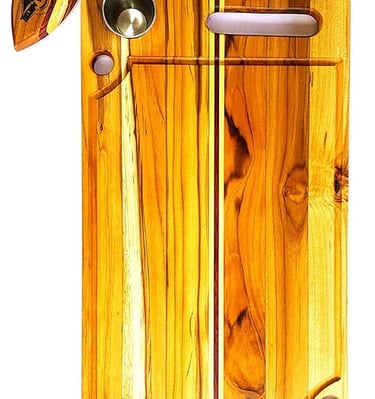 Cutting Board, Cheese Board, Serving Board, Chopping Board (Hardwood, Medium)