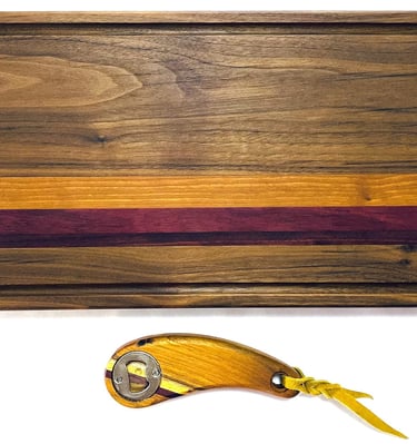 Cutting Board, Cheese Board, Serving Board, Chopping Board (Hardwood, Medium)