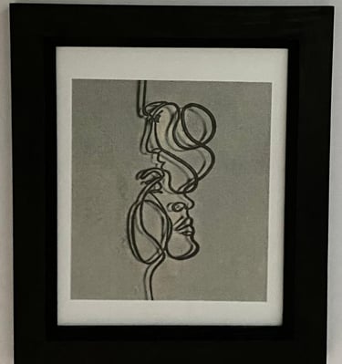 Oleo print  Wall Art . Modern Wood  Wall Art., this product is manufactured to order