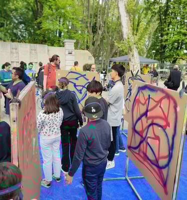 Atelier enfant graff