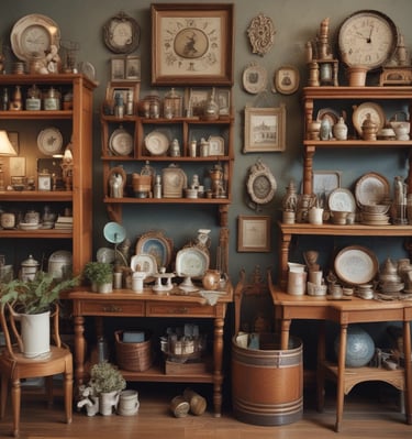 A collection of colorful handmade accessories.