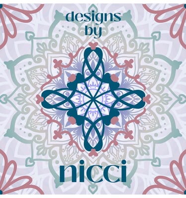 a mandala design for a business that is designed to look like a flower