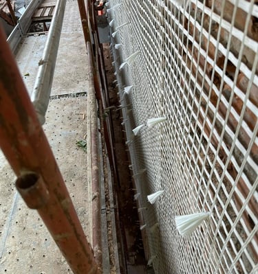 a fenced in area with a fence and a fence
