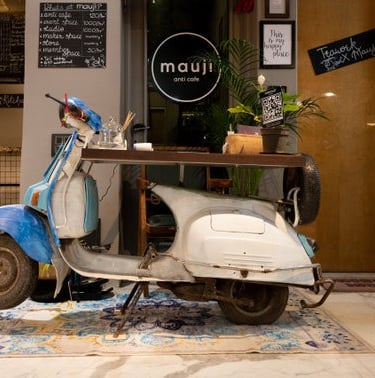 mauji cafe co-working space pune
