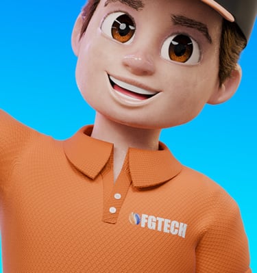 mascote 3D e personagem 3D