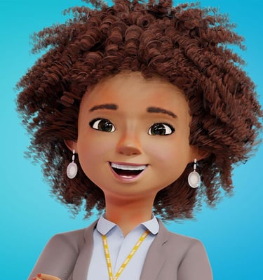 mascote 3D personagem 3D