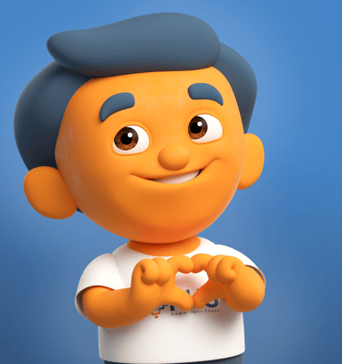 mascote 3d, personagem 3d, massinha 3d